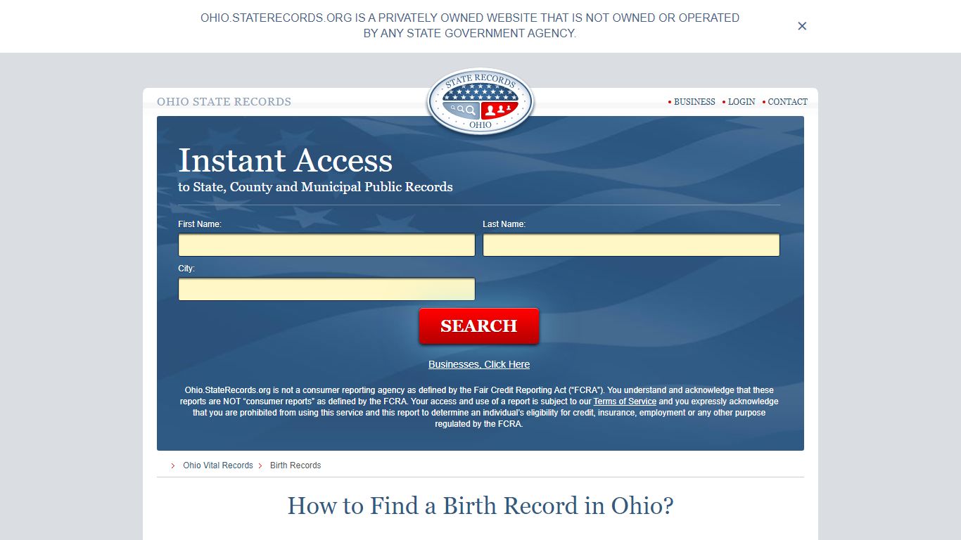 How to Find a Birth Record in Ohio? - State Records
